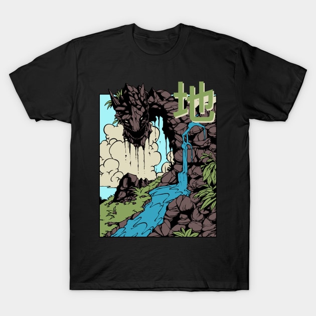 Earth dragon T-Shirt by Alien Version